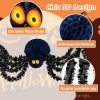 Goodsright Decor Halloween Hanging Spider, Halloween Honeycomb Pendant Ornaments, Perfect for Halloween Kids' Party Decoration, Haunted House, Indoor Outdoor Hanging Halloween Decor