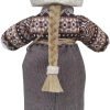 Goodsright Decor Exclusive Vintage Collectible Ukrainian Motanka Figurine Slavic Design Handmade Made in Ukraine 7.5"