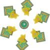 Goodsright Decor Floor Home Decoration for Festival Diwali Acrylic Traditional Handmade Inerior Decoration Wall Decoration Sticker Wedding D??cor Party Gift Gifting Small Rangoli Size: 7" - Diya Shape