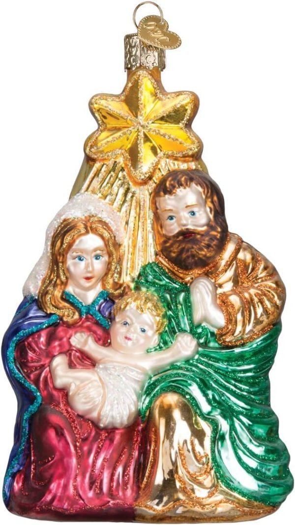 Goodsright Decor Old World Christmas Spiritual Gifts Glass Blown Ornaments for Christmas Tree Flight to Egypt