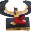 Goodsright Decor 4pcs Egyptian Ornament Desktop Decor Table top Decor Resin Crafts Collectible Egypt Figurine Spreading Wings Statue Winged Statue Egyptian Female Divine Decor Sculpture Figure