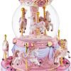 Goodsright Decor Carousel Music Box Horse Gift, Remote Control Plug in Musical Snow Globe for Girls Women Daughter Wife, Usb Charge 8-Horse Snow Globes Birthday Anniversary Valentine Gift Play Multiple Songs