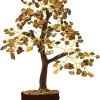 Goodsright Decor Ethnic Asia Multicolor Reiki Gemstones Money Tree Home D??cor 9" Inches Decoration Gems