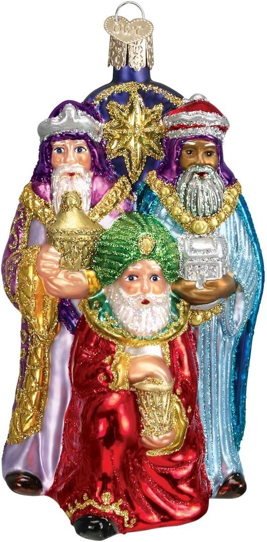 Goodsright Decor Old World Christmas Spiritual Gifts Glass Blown Ornaments for Christmas Tree Flight to Egypt