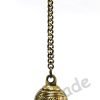Goodsright Decor Ethnic Indian Handcrafted Brass Temple Bell with Chain | Brass Hanging Bell | Home Decor | Door Decor | Pooja Accessories