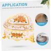 Goodsright Decor 4pcs Rose Jewelry Box Ring Holder Jewelry Case Desktop Decor Jewelry Organizer for Jewelry Organizer Small Jewelry Holder Shape Decor Trinket Boxes