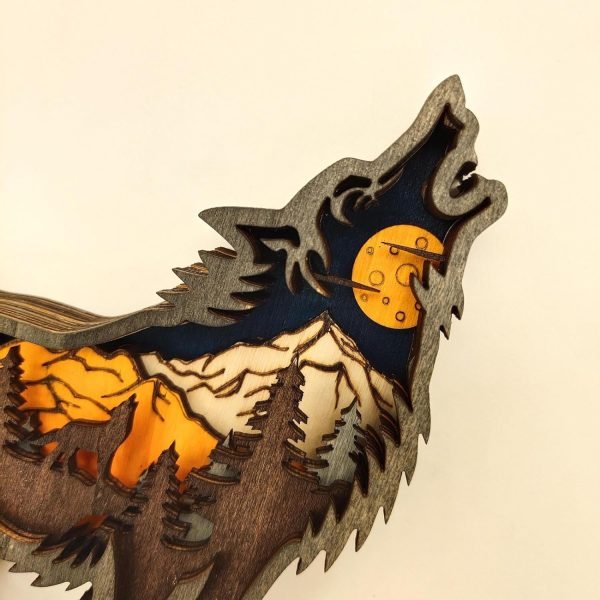Goodsright Decor Wooden carving Hollow craft decoration creative home decoration tourist souvenir