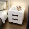 Goodsright Decor Retro Wood Square Tissue Box Cover - Vintage Cube Tissue Box Holder, Decorative Facial Tissue Holder for Bedroom Bathroom Dresser Night Stand Table Car Store Office Home Decor, Yellow