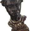Goodsright Decor Men Resin Figurines Decoration Home Decor Vintage Crafts Vivid Human Ethnic African Statue Sculpture for Centerpieces Tabletop