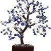 Goodsright Decor Ethnic Asia Multicolor Reiki Gemstones Money Tree Home D??cor 9" Inches Decoration Gems