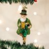 Goodsright Decor Old World Christmas Irish Santa Glass Blown Ornament for Christmas Tree