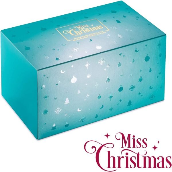 Goodsright Decor Miss Christmas Collection Fancy Snowman Blown Glass Christmas Tree Ornament (Elegant White Snowman)