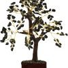 Goodsright Decor Ethnic Asia Multicolor Reiki Gemstones Money Tree Home D??cor 9" Inches Decoration Gems