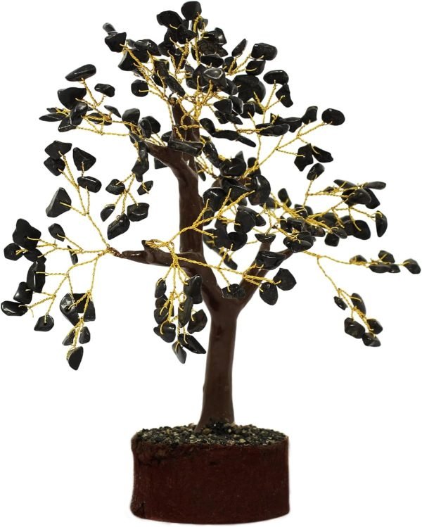 Goodsright Decor Ethnic Asia Multicolor Reiki Gemstones Money Tree Home D??cor 9" Inches Decoration Gems