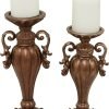 Goodsright Decor 79 Polystone Decorative Decorative Jars Decorative Container, Decorative Keepsake Box 12" x 8" x 17", Bronze