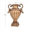 Goodsright Decor 79 Polystone Decorative Decorative Jars Decorative Container, Decorative Keepsake Box 12" x 8" x 17", Bronze