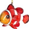 Goodsright Decor Hand-Painted Dolphin Ornament (Mother and Child) - Unique Coastal Christmas Decor for Your Tree, Ideal for Baby's First Christmas, Beach Themed, Blue Ornaments, or Nautical Xmas Trees