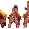 Goodsright Decor Rajasthan Craft Traditional Handmade Stuffed Horse Ethnic Home Table Decor