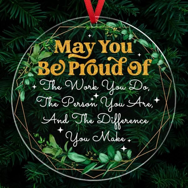 Goodsright Decor Christmas Ornaments Gifts for Family - Christmas Family Decor Gifts for Mom, Dad, Daughter, Son, Husband and Wife, Grandma, Grandpa Gift Ideas - Christmas Tree Decoration Ceramic Ornament
