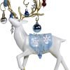Goodsright Decor Keepsake Christmas Ornament Year Dated, Regal Reindeer, Porcelain
