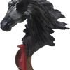 Goodsright Decor Native American Indian Chief and Horse Statue Ethnic Unique Handmade Sculpture Indian Warrior Bust Home & Office Decor Farmhouse Gift Idea