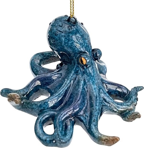 Goodsright Decor Hand-Painted Dolphin Ornament (Mother and Child) - Unique Coastal Christmas Decor for Your Tree, Ideal for Baby's First Christmas, Beach Themed, Blue Ornaments, or Nautical Xmas Trees