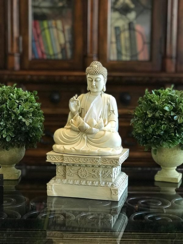 Goodsright Decor Buddha Tissue Holder Decor Tissue Box Cover - Decorative Square Tissue Container