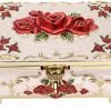 Goodsright Decor Metal Decorative Jewelry Box Vintage Treasure Chest Case Ornate Trinket Organizer Earrings Necklace Bracelet Storage Box Ring Holder Keepsake Box for Women Girls
