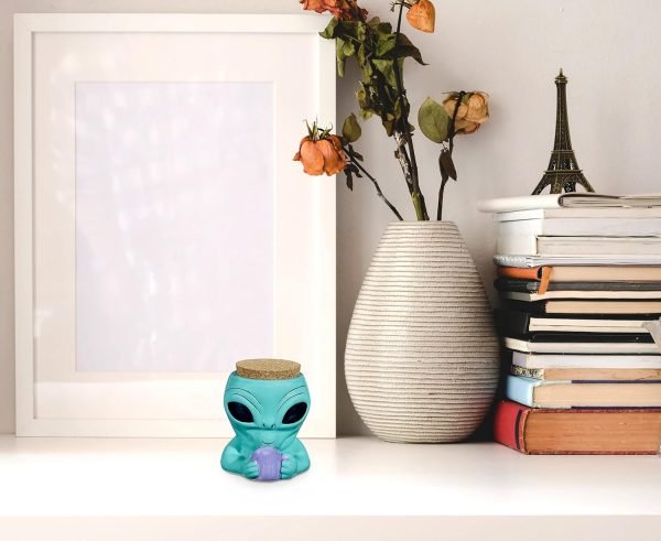 Goodsright Decor Fashioncraft Alien Stash Jar - Novelty Stash Jar