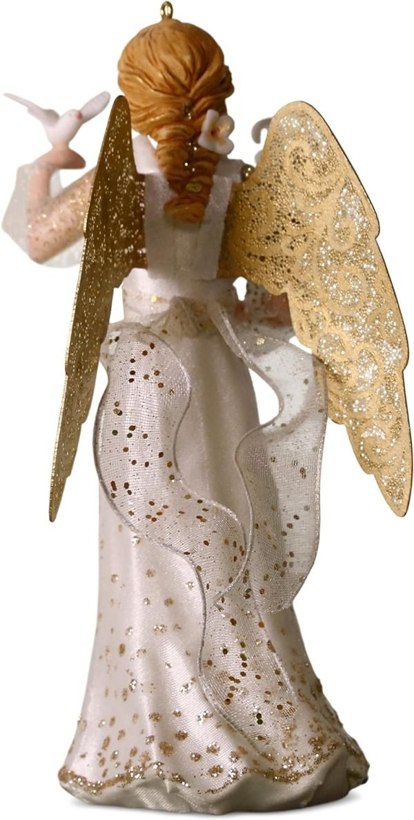 Goodsright Decor Keepsake Christmas Ornament 2018 Year Dated, Christmas Angels Peace