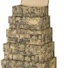 Goodsright Decor Decorative Storage Boxes - Set of 5: Antique Memory Keepsake Boxes with Lids, Travel Cardboard Storage for Organizing and Home D??cor, Unique Gift Boxes with Magnetic Closure