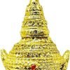 Goodsright Decor Thai Khon Mask Thai Sculptures Ramayana Resin Drama Collectible Thai D??cor Crafts Decoration Art Figur (Ganesha)