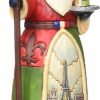 Goodsright Decor Russian Santa Stone Resin Hanging Ornament, 4.75??
