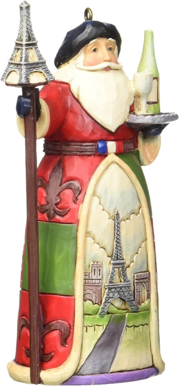 Goodsright Decor Russian Santa Stone Resin Hanging Ornament, 4.75??