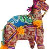 Goodsright Decor Rajasthan Craft Traditional Handmade Stuffed Horse Ethnic Home Table Decor