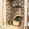 Goodsright Decor Book Nook Kit-DIY Bookshelf Insert-Dollhouse Booknook Wooden Miniature Model Decor Building Kit-Decorative Bookend Wizard Ornaments-Magic Wand Shop (DIY Kits)