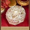 Goodsright Decor Vintage Jewelry Box for Women 1950s, Trinket Boxes Crystal Small Jewelry Box for Girls, Ring &Earring Holder Organizer, Antique Jewelry Case, White Jewelry Box with Pearl and Rhinestone