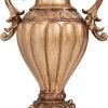 Goodsright Decor 79 Polystone Decorative Decorative Jars Decorative Container, Decorative Keepsake Box 12" x 8" x 17", Bronze