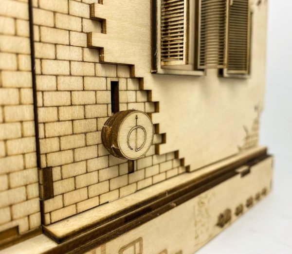 Goodsright Decor Book Nook Kit-DIY Bookshelf Insert-Dollhouse Booknook Wooden Miniature Model Decor Building Kit-Decorative Bookend Wizard Ornaments-Magic Wand Shop (DIY Kits)