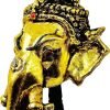 Goodsright Decor Thai Khon Mask Thai Sculptures Ramayana Resin Drama Collectible Thai D??cor Crafts Decoration Art Figur (Ganesha)