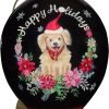 Goodsright Decor A Merry Christmas Sarah Summers Hand-Painted Blown Glass Ornament, Holiday D??cor, Christmas Tree