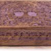 Goodsright Decor Great Birthday Gifts Handmade Decorative Wooden Jewelry Box Tree Of Life Carving Jewelry Organizer Keepsake Box Treasure Chest Trinket Holder Watch Box Storage Lock Box Housewarming Gift (Blue)