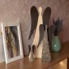 Goodsright Decor Wooden Guardian Angel Figurines for Love, Peace, Inspiration - Remembrance Angel Collectible Statue - Christmas Wood Angel Decor - Rustic Angel Gift in Memory of Loved Ones - Medium