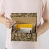 Goodsright Decor Decorative Storage Boxes - Set of 5: Antique Memory Keepsake Boxes with Lids, Travel Cardboard Storage for Organizing and Home D??cor, Unique Gift Boxes with Magnetic Closure