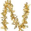 Goodsright Decor 6FT Red Berry Christmas Garland, Flexible Artificial Berry Garland for Indoor Outdoor Home Fireplace Decoration for Winter Christmas Holiday New Year Decor