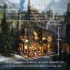 Goodsright Decor DIY Miniature Dollhouse Kit, Tiny House Kit with Dust Proof Cover and Music Box, DIY Wooden Dollhouse Kit Miniature House Kit, Creative Room Idea for Adult Magic House DIY Kits