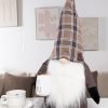 Goodsright Decor Kitchen Gnome - Home Decor Decorations - Scandinavian/Swedish/Nordic Tomte Nisse Plush Figurine - 19" Elf with Beard Ornament for Shelf, Table, Desk D??cor