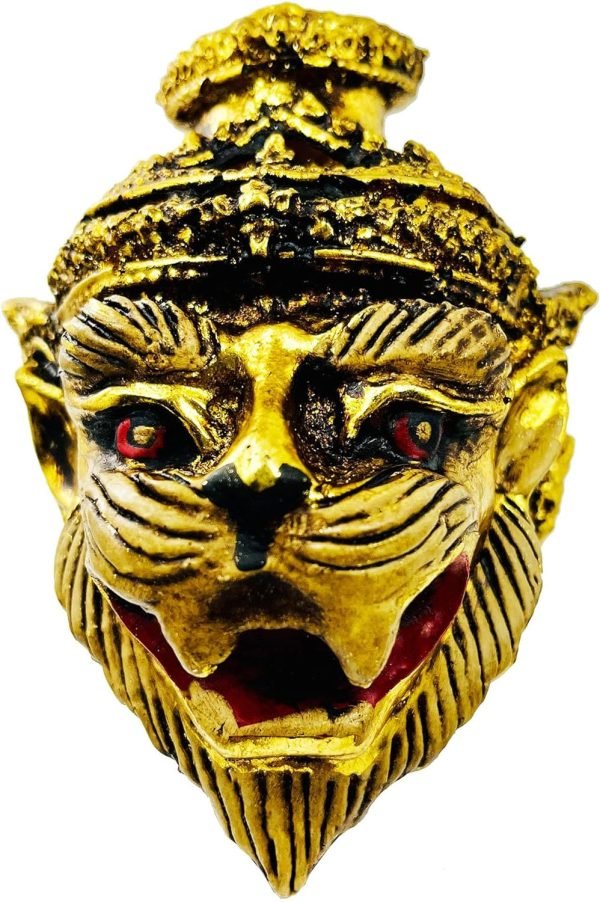 Goodsright Decor Thai Khon Mask Thai Sculptures Ramayana Resin Drama Collectible Thai D??cor Crafts Decoration Art Figur (Ganesha)