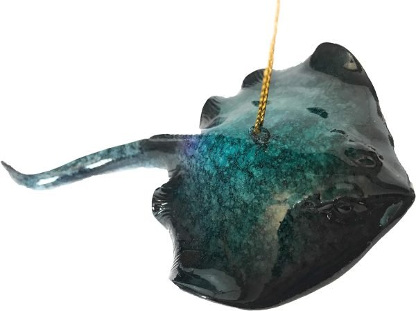 Goodsright Decor Hand-Painted Dolphin Ornament (Mother and Child) - Unique Coastal Christmas Decor for Your Tree, Ideal for Baby's First Christmas, Beach Themed, Blue Ornaments, or Nautical Xmas Trees