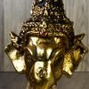 Goodsright Decor Thai Khon Mask Thai Sculptures Ramayana Resin Drama Collectible Thai D??cor Crafts Decoration Art Figur (Ganesha)